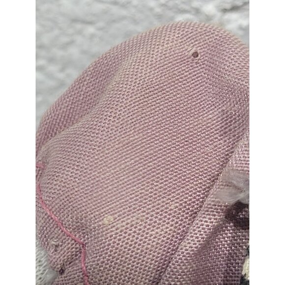 Vintage Boy Girl Bisque Head Fabric Body Dolls Weighted 5" Painted Face - Picture 8 of 9